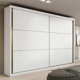 Guarda-Roupa Casal 2 Portas de Correr 6 Gavetas Toronto Plus Móveis Lopas Branco