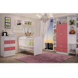 Quarto de Bebê Completo Leãozinho com Guarda Roupa 2 Portas, Cômoda e Berço Espresso Móveis