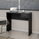 Escrivaninha Office Nt2000 1 Gaveta Em Mdp Notável Preto