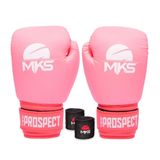 Luva Boxe Muay Thai Prospect Color Block Bandagem 10 Oz