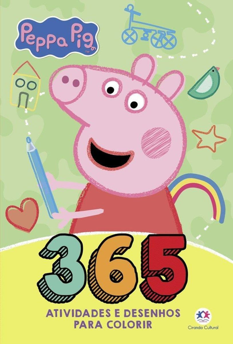 Peppa Pig - 365 Atividades E Desenhos Para Colorir - Carrefour - Carrefour