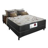Cama Box Conjugado Casal Serra Negra Espuma Ortopédica 138x188x40cm Inmetro