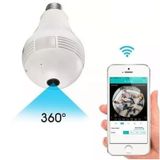 Camera Ip Seguranca Lampada Vr 360 Panoramica Produto Bom