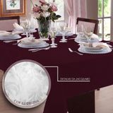 Toalha de mesa Jacquard 6 Lugares | Admirare Carmim