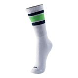 Meia Esportiva Cano Longo Mash Masculina Branco Único