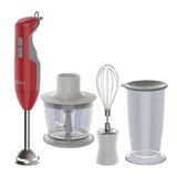 Kit Mixer Delight Vermelho e Panela Facile Oster 220v