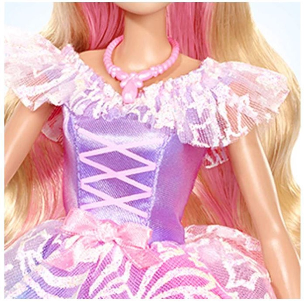 barbie dreamtopia vestido brilhante