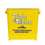 Porta Racao Tudo De Bicho 6kg - Amarelo