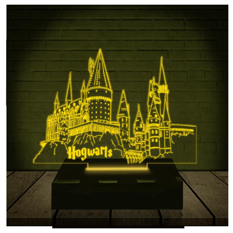 Luminária de mesa Harry Potter , abajur harry potter, decoração hp