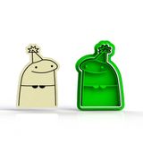 Cortador Flork (corta E Marca) Aniversário 7 Cm