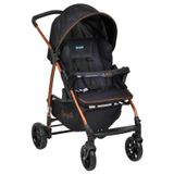 Carrinho De Bebê Ecco Burigotto Preto Cobre