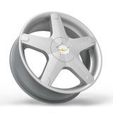 Roda Axxis Aro 17 Tala 6 4x100mm Et42 Prata Brilhante