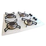 Fogão Cooktop 4q Branco Safanelli Bivolt