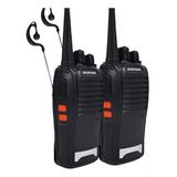 Kit 2 Radio Comunicador Profissional Ht Uhf 16 Canais 777s