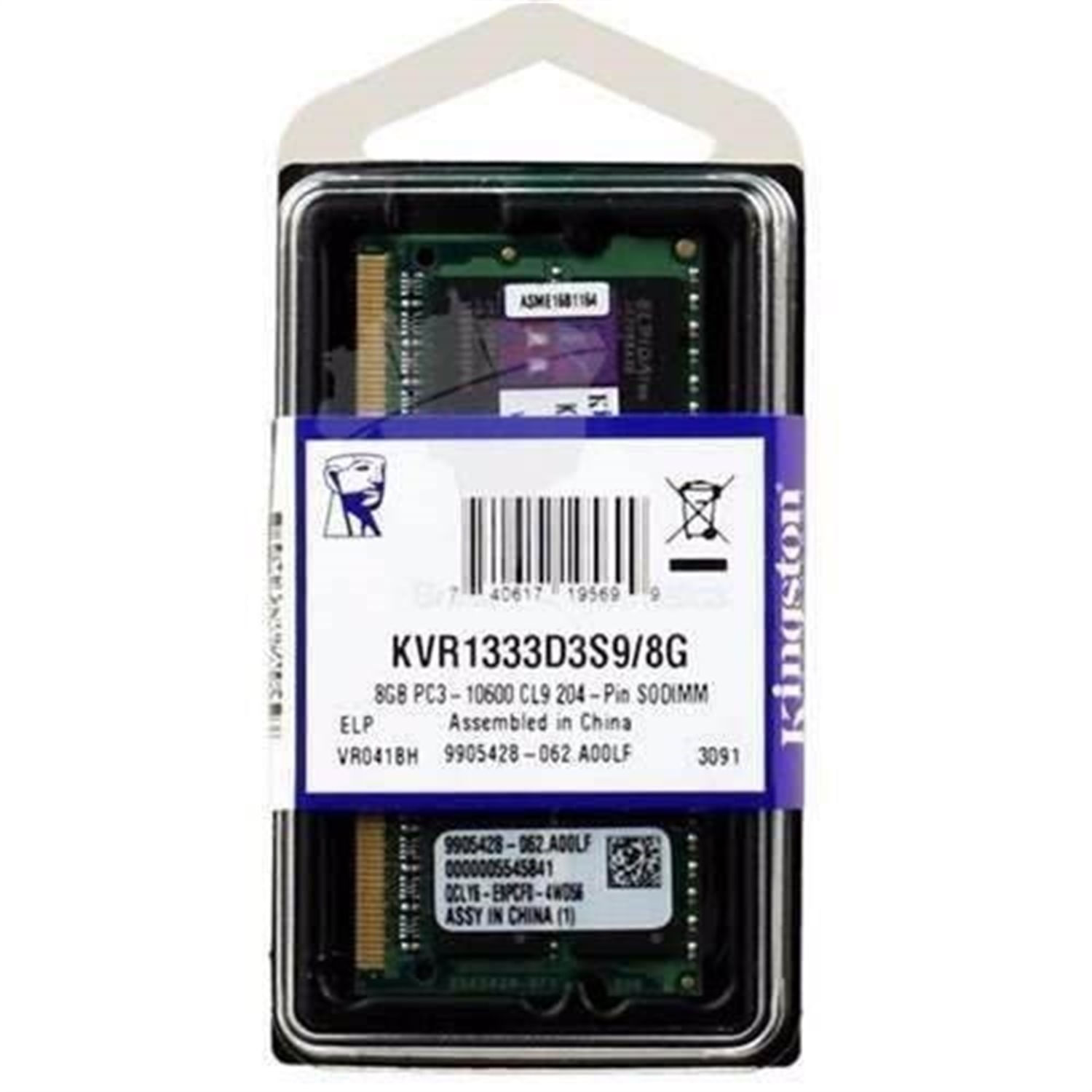 Memória Ram Ddr3 8gb 1333mhz Pc310600 Kingston Kvr1333d3s9/8 é boa?
