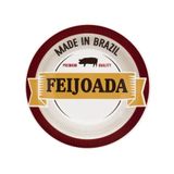 Conjunto De Pratos Fundos 6 Peças 23cm Feijoada Oxford