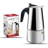 Cafeteira Italiana Aço Inox 450ml 9 Xicaras - Art House