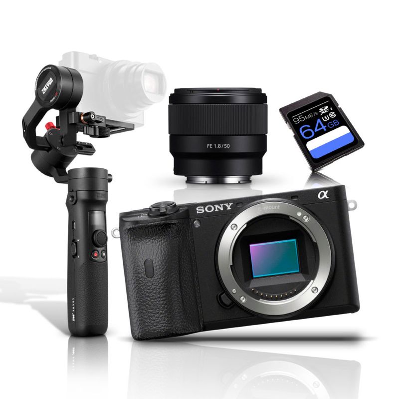 Câmera Digital Sony Alpha Preto 24.2mp - A6600 | 50mm