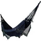 Rede De Dormir Descanso Casal Super King Azul Gigante