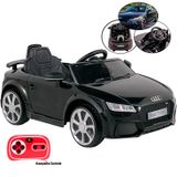 Carro Elétrico Infantil 12v Audi Tt Rs Preto Com Controle 921707 Bel