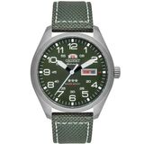 Relógio Orient Masculino F49sn020 E2ep Militar Prateado