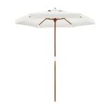 Ombrelone Itapema Bagum Madeira 2,00m Branco 201601 Belfix