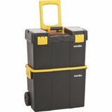 Caixa Ferramentas 2 Maletas Com Rodas Crv 0300 Vonder