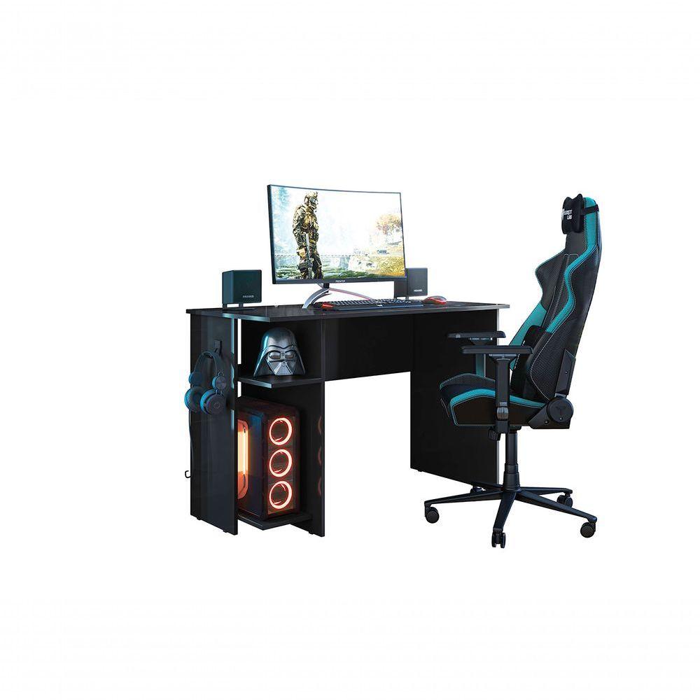 Mesa Para Escritório E Gamer Preto Fosco é boa?