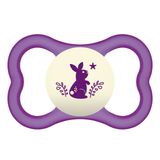 Chupeta - Air Night - Bico de Silicone SkinSoft - +6 Meses - Coelhinho - Roxo - MAM