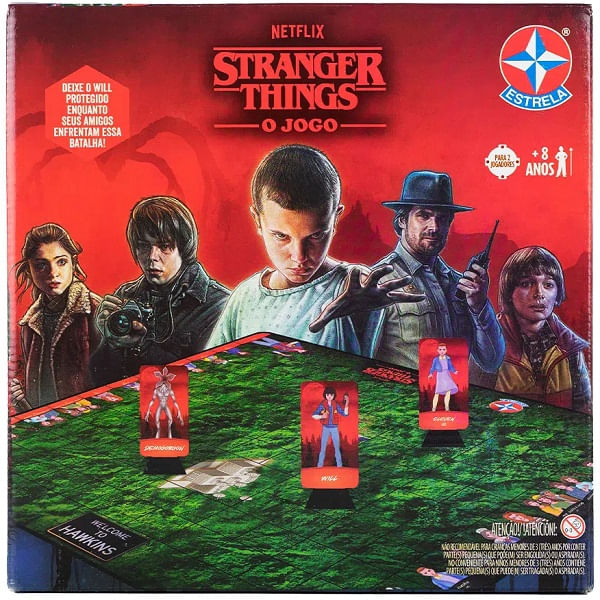 Jogo De Tabuleiro Stranger Things Netflix Estrela