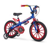 Bicicleta Infantil Com Rodinhas Aro 16 Capitao America Nathor