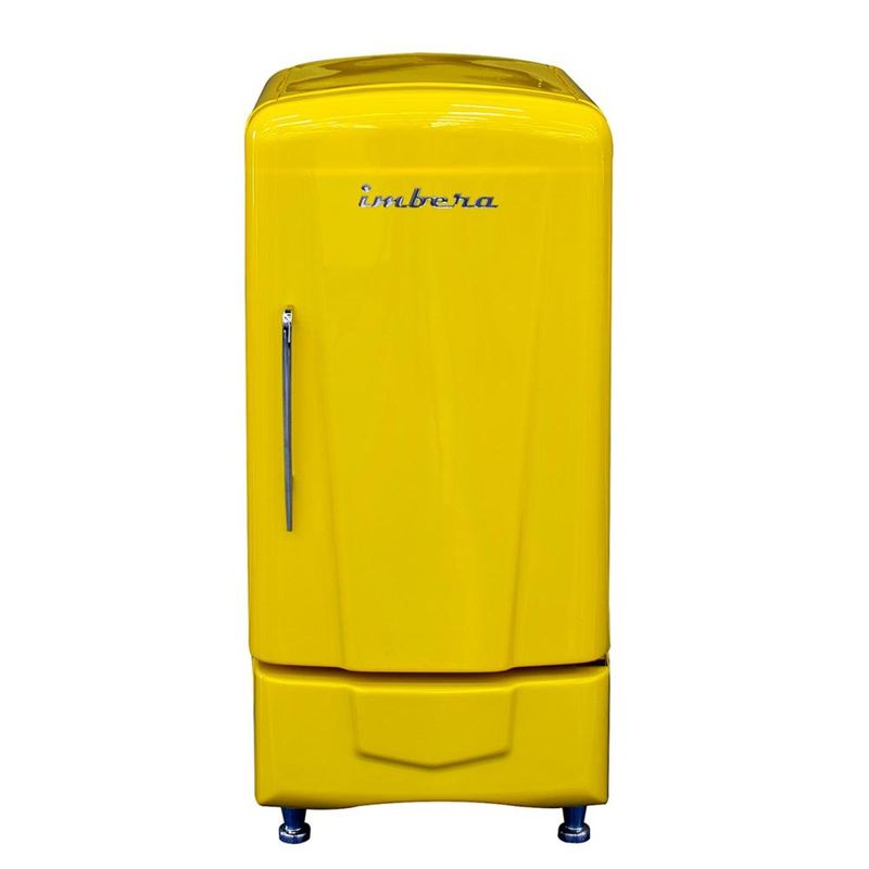 Geladeira/refrigerador 107 Litros 1 Portas Amarelo - Imbera Beyond Cooling - 220v - Ccv-72