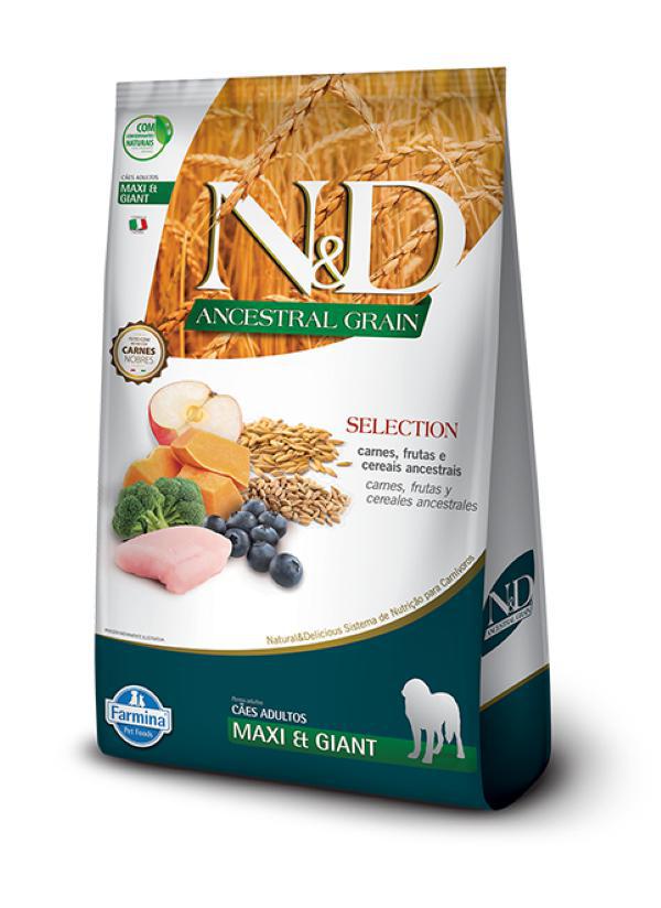 Ração N&amp;d Ancestral Carnes/frutas Cão Adulto Raça Grand 15kg