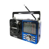 Rádio Vintage Retro Com Usb 1088 Azul- Booglee