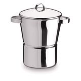 Cuscuzeira Máquina Para Cuscuz 3 L Todo Em Inox Forma