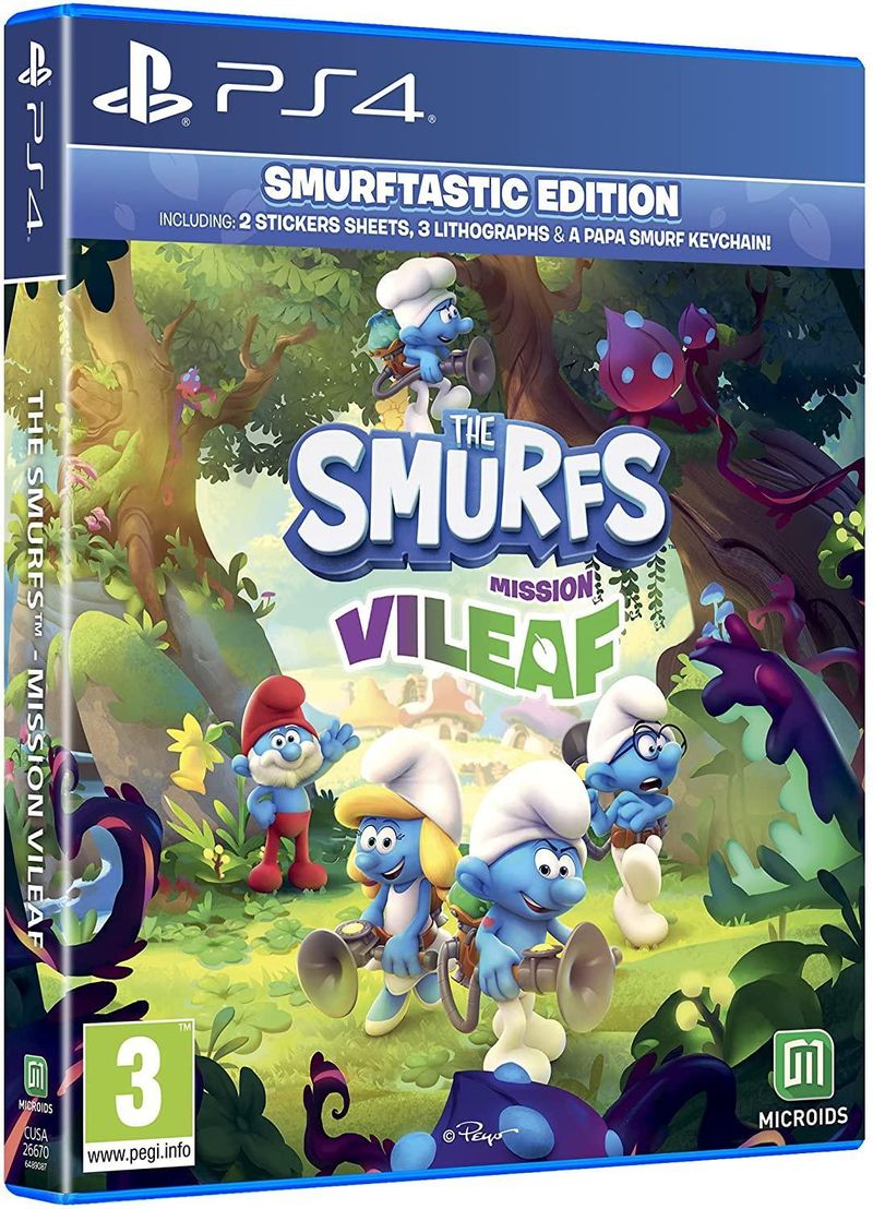 Jogo The Smurfs Mission Vileaf - Playstation 4 - Ubisoft
