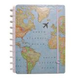 Caderno Inteligente Grande By Gocase Mapa Mundi