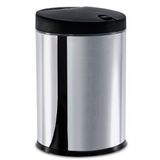 Lixeira Com Tampa De Pressionar Inox Com Tp 4lts