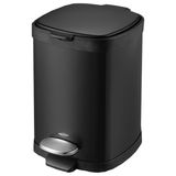 Lixeira Linha Frame 6l Com Pedal Duplo Acionamento Brinox
