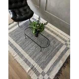 Tapete Para Sala Dupla Face Boho Algodao Lavável 200x150m