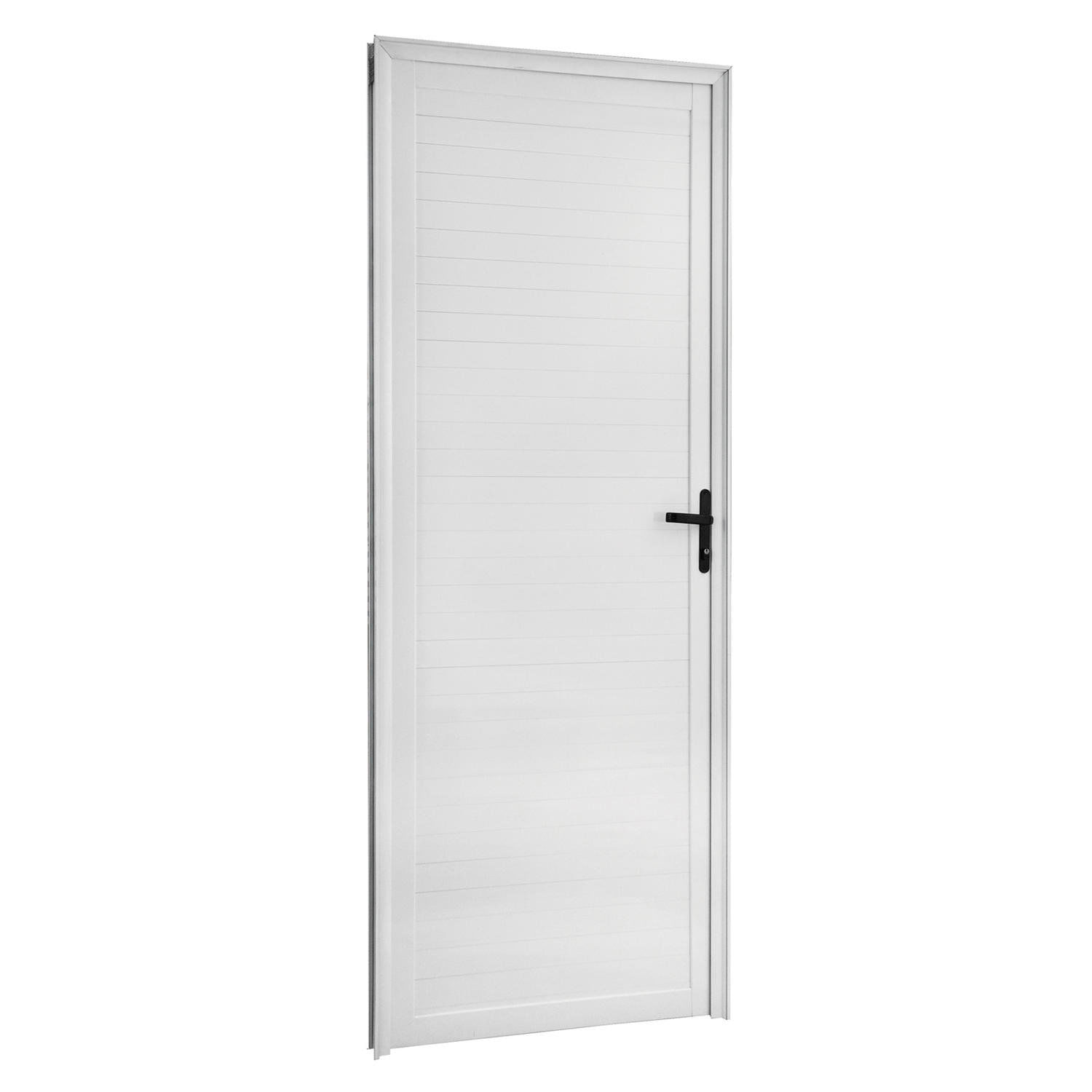 Porta de Alumínio Lambri Project MGM 210cmx80cm Branco - Carrefour
