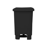 Lixeira Plástica Retangular Com Pedal 25 Litros - Preto