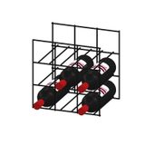 Adega Tipo Nicho Aramado Para 9 Garrafas  Mod. 3l X 3a