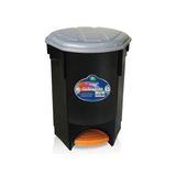 Lixeira 30lts Com Pedal Montado Cozinha Banheiro Arqplast