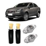 Par Kit Batente Coxim Traseiro Grand Siena 2015 2016 2017 18