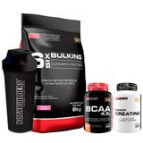 Kit Hipercalórico 6 Six Bulking 6kg+ Power Creatina 100g