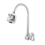 Torneira Cozinha Parede Quadrada 4168 Gourmet Ducha Cr C-65