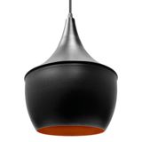 Pendente Luminária Balão Tom Dixon Preto Com Cobre