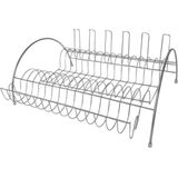 Escorredor De Louças Em Arco Inox Cromado 42x33x17cm Madefer