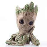 Groot Boneco Porta Canetas Vaso De Flor Guardiões Da Galaxia